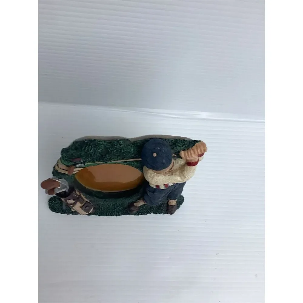 Vintage Golfer Oval Picture Frame by Figi Graphics Multicolor Golf‎ Theme